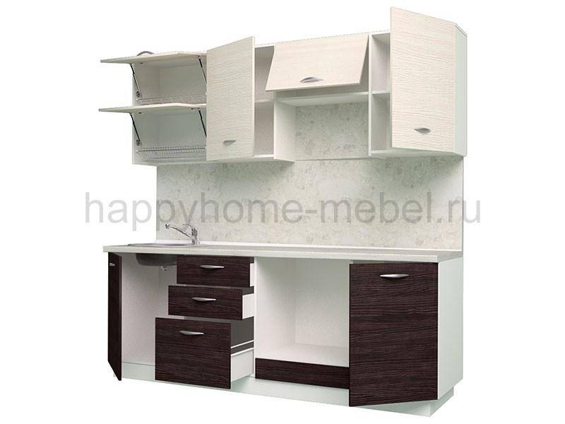 готовая прямая кухня life wood-1 2200 в Братске