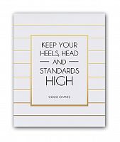 постер keep your heels а3 в Братске