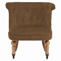 кресло amelie french country chair коричневое в Братске