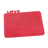 разделочная доска happy board love, красная в Братске