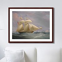 картина: the topsail schooner, 1838г. в Братске