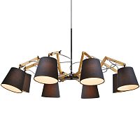 подвесная люстра arte lamp pinoccio a5700lm-8bk в Братске