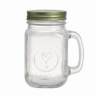 кружка с крышкой bormioli rocco drinking jar в Братске