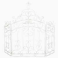 каминный экран «клермон» белый в Братске