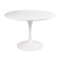 стол eero saarinen style tulip table mdf d100 глянцевый белый в Братске