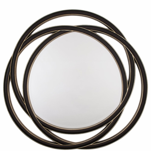 зеркало круглое черное большое диаметр 120 см round s в Братске