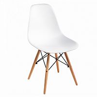 стул деревянный eames pc-015 white в Братске