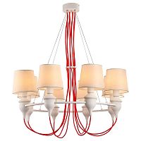 подвесная люстра arte lamp sergio a3325lm-8wh в Братске