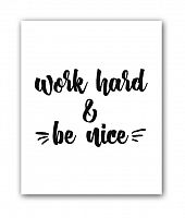 постер be nice а4 в Братске