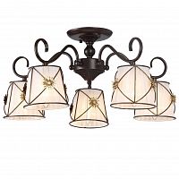 потолочная люстра arte lamp 72 a5495pl-5br в Братске