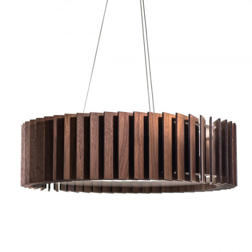 люстра ротор шпон ореха d45 коричневая в Братске