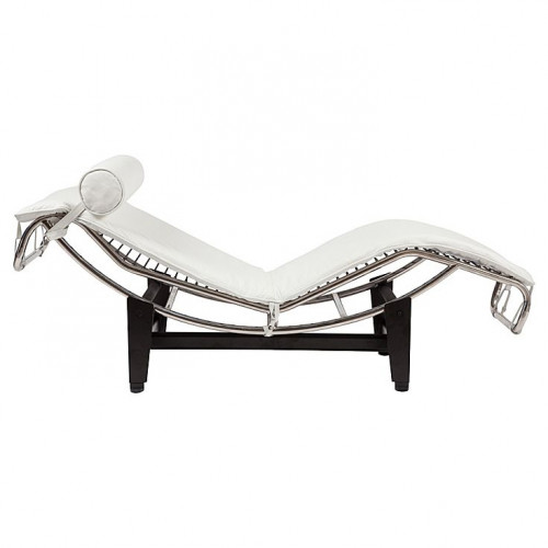 шезлонг chaise longue lc4 белый в Братске