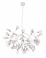 подвесная светодиодная люстра crystal lux evita sp63 white/transparent белая в Братске