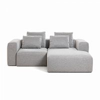 диван blok sofa 2 правый угол светло-серый от la forma (ex julia grup) в Братске