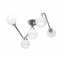 потолочная люстра idlamp agostina 361/5a-whitechrome в Братске