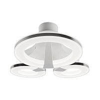 потолочный светодиодный светильник idlamp jenevra 397/3pf-ledwhitechrome в Братске