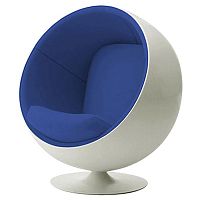 детское кресло eero ball chair бело-синее в Братске