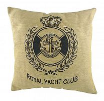 подушка с гербом королевского royal yacht club в Братске