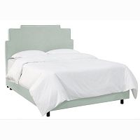 кровать двуспальная 160x200 зеленая paxton bed mint в Братске