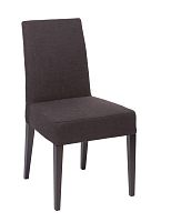 стул aylso dining chair кожа тёмно-коричневая в Братске