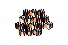 ковер parquet hexagon orange 305x188 от gan в Братске