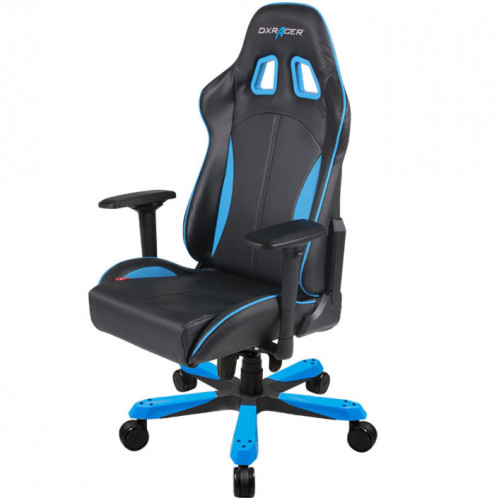 кресло геймерское dxracer king ks57 черно-синее в Братске