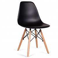 стул деревянный pc-015 черный (eames style) в Братске