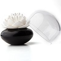 контейнер для хранения ватных палочек lotus черный-белый в Братске
