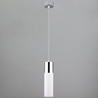 подвесной светильник eurosvet double topper 50135/1 led хром/белый в Братске