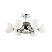 потолочная люстра odeon light miolla 3972/7c белая в Братске