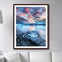 картина iceland coast 100х78,5 см в Братске