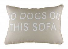 подушка с надписью no dogs on this sofa в Братске