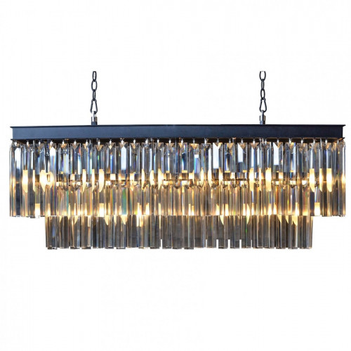 люстра odeon l80 black&glass черная, прозрачное в Братске