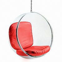 кресло bubble chair красное в Братске