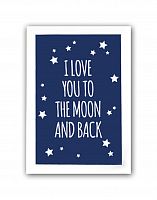 постер to the blue moon and back а4 в Братске