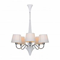 подвесная люстра arte lamp a1528lm-5wh белая в Братске