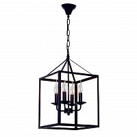 дизайнерская подвесная люстра spot light cage 9810404 черная в Братске