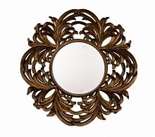 зеркало круглое большое в резной раме round leaf в Братске