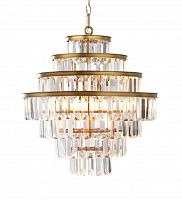 люстра alaine 50 латунь, прозрачное стекло в Братске