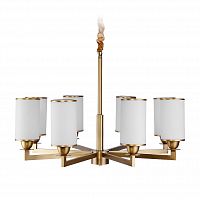 люстра brch9040-8 от delight collection белая/золото в Братске