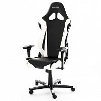 кресло геймерское dxracer racing черно-белое в Братске