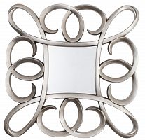 зеркало серебряное квадратное в фигурной раме silver swirl frame от rvastley в Братске