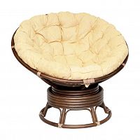 кресло механическое papasan коричневый matte в Братске