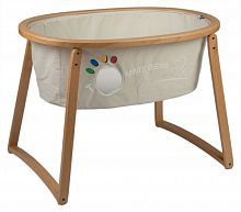 деревянная люлька с бежевой колыбелью sleep up в Братске