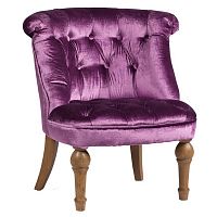 кресло sophie tufted slipper chair сиреневое в Братске