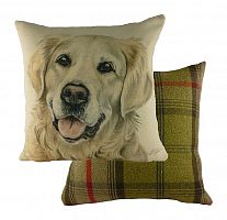 подушка с принтом waggydogs golden retriever в Братске