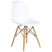 стул деревянный pc-015 белый (eames style) в Братске