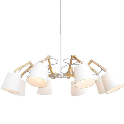 подвесная люстра arte lamp pinoccio a5700lm-8wh в Братске