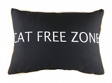 подушка с надписью cat free zone в Братске