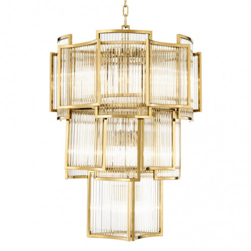 люстра 111673 от eichholtz прозрачная/золото в Братске